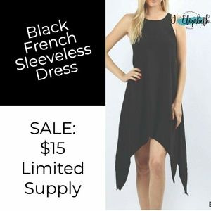 French sleeveless dress
